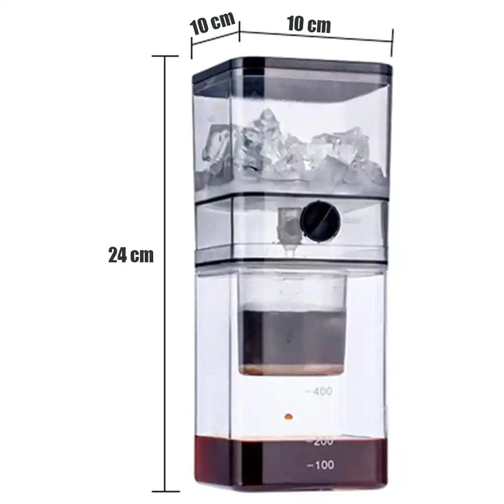 Cafetera Café Frío 500ml Filtro Goteo Manual Hielo