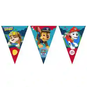 Banderín De Cumpleaños Paw Patrol Niño