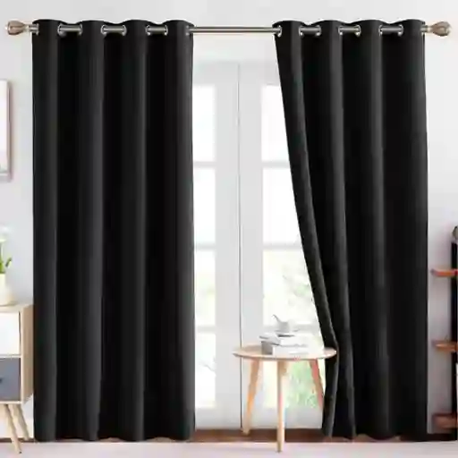 Cortina Blackout Negra