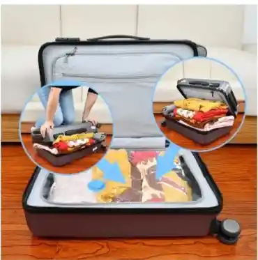 Bolsas Empaque Al Vacio + Vacum Bomba Ahorrador De Espacio