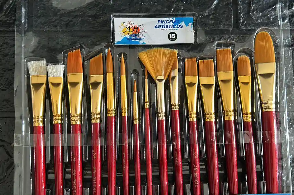 Set De Pinceles Ah Royal X15 Unidades