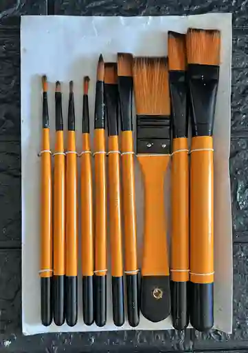 Set De Pinceles Ah Royal X10 Unidades