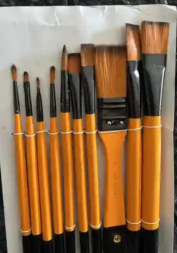 Set De Pinceles Ah Royal X10 Unidades