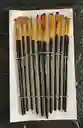 Set De Pinceles Unicolor X12 Unidades
