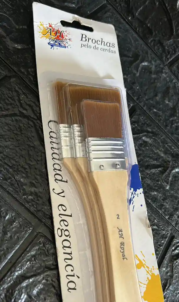 Set De Brochas Ah Royal X3 Unidades