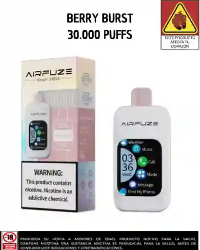 Vapo Airfuze Smart Berry Burts 30.000 Puffs