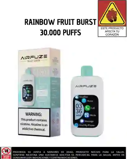 Vapo Airfuze Smart Rainbow Fruit Burst 30.000 Puffs