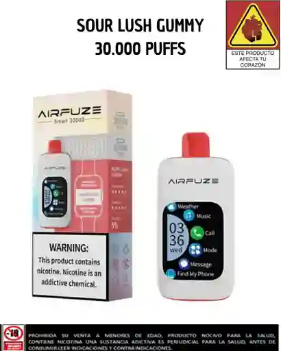 Vapo Airfuze Smart Sour Lush Gummy 30.000 Puffs