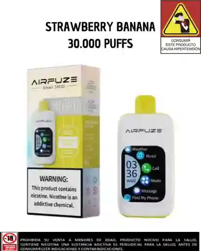 Vapo Airfuz Smart Strawberry Banana 30.000 Puffs