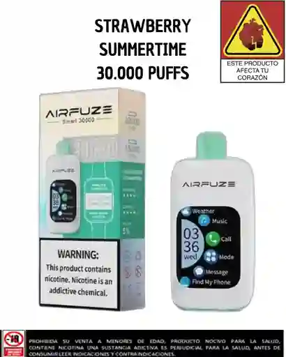 Vapo Airfuze Smart Strawberry Sumertime 30.000 Puffs
