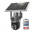 Cámara Doble Lente Solar Wifi 360