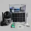 Cámara Doble Lente Solar Wifi 360