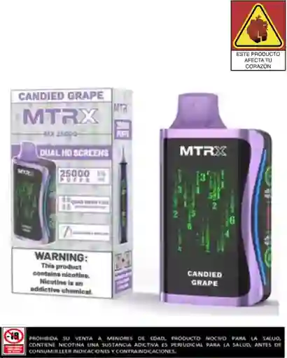 Vape Mtrx Candied Grape 25.000 Puffs