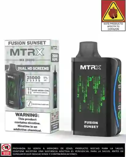 Vape Mtrx Fusion Sunset 25.000 Puffs