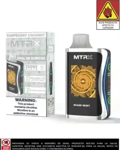 Vape Mtrx Raspberry Coconut 25.000 Puffs