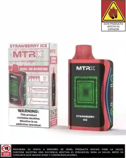Vape Mtrx Strawberry Ice 25.000 Puffs