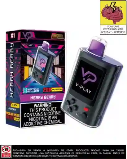 Vape V-play Merry Berry 20.000 Puffs
