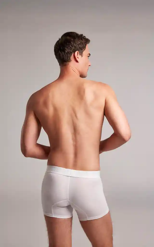 Bóxer Medio De Algodón Premium (2148) Blanco Xl
