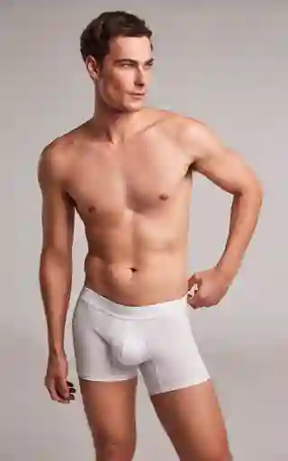 Bóxer Medio De Algodón Premium (2148) Blanco Xl