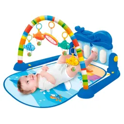 Gimnasio Piano Fitness Tapete Sonajero Peces Musical Bebes