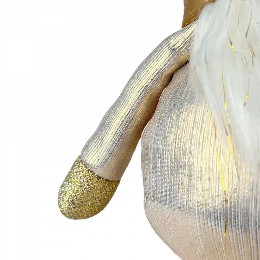 Muneco Santini Gnomo 11x53cm Dorado Poliester