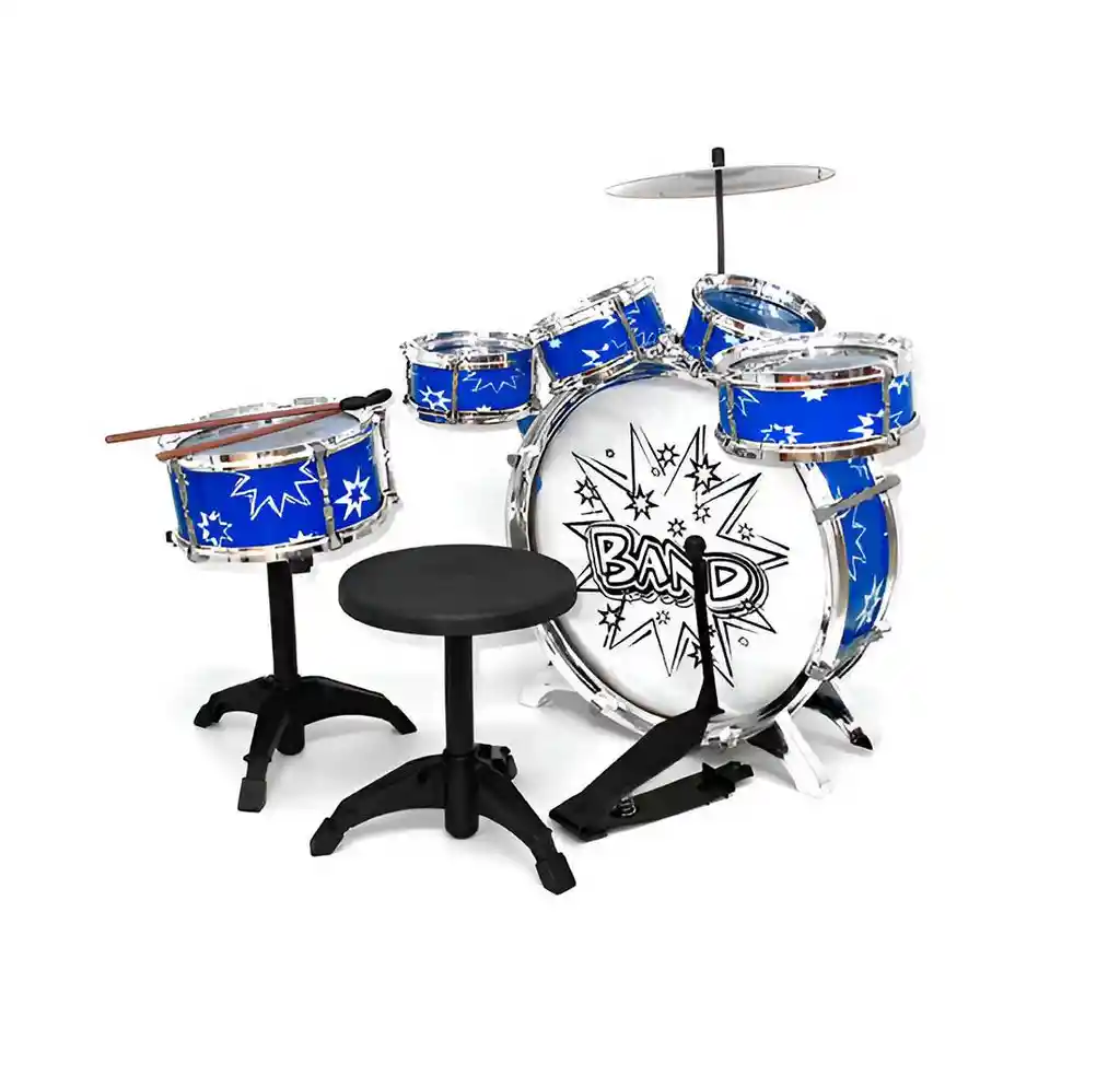Instrumento Musical Bateria Platos Juguete Niños Unisex