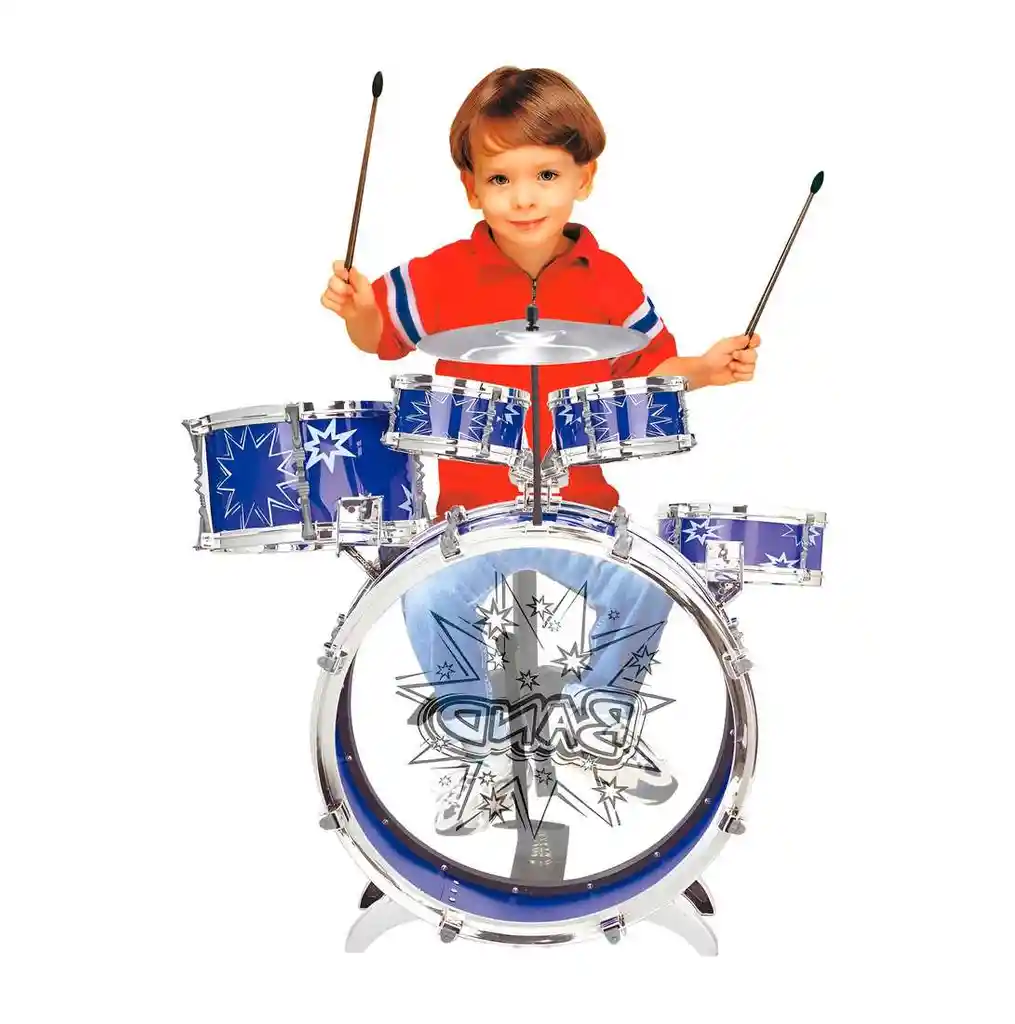 Instrumento Musical Bateria Platos Juguete Niños Unisex