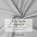 Juego Sabanas Rosewood 300 Hilos 100% Algodon King - Gris