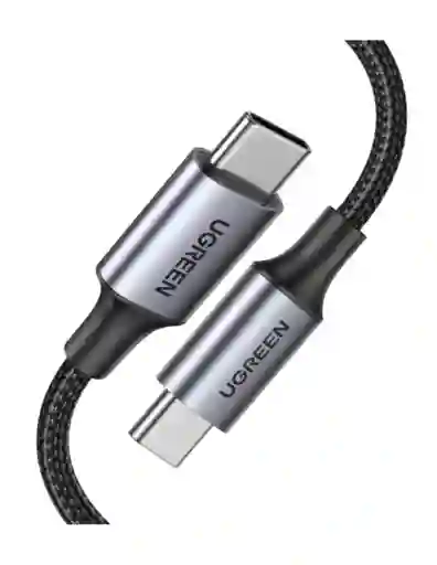 Cable Usb-c A Usb-c Ugreen De Aluminio Reforzado 100w 1m