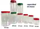 Frascos Plásticos 16 Onzas , Tarros Plásticos 500 Ml