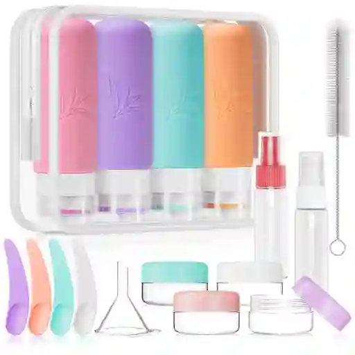 Botellas Silicona Set Viajes
