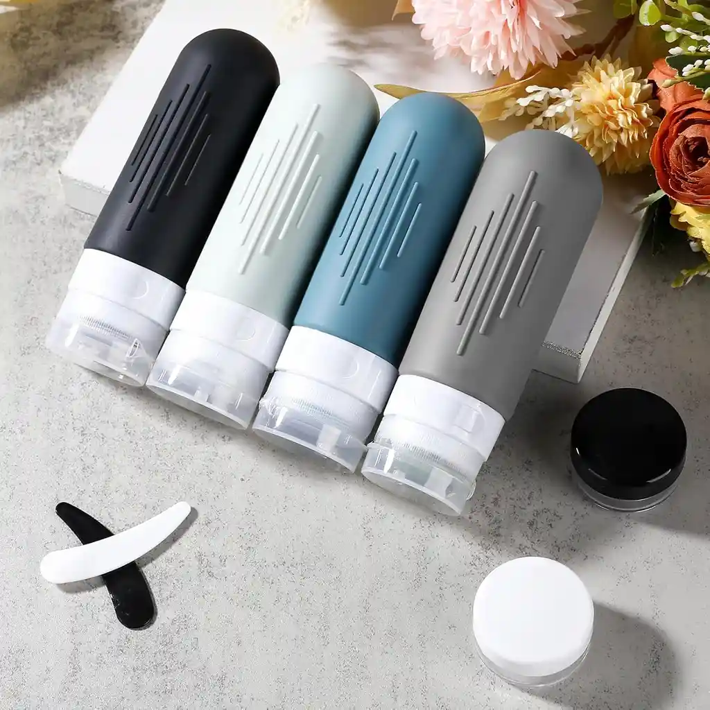 Botellas Silicona Set Viajes
