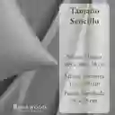 Juego Sabanas Rosewood 300 Hilos 100% Algodon Gris - Sencillo