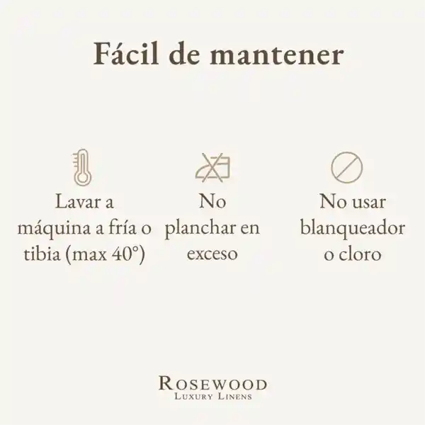 Juego Sabanas Rosewood 300 Hilos 100% Algodon Gris - Doble