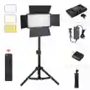 Panel De Luz Led Profesional Recargable 600rgb
