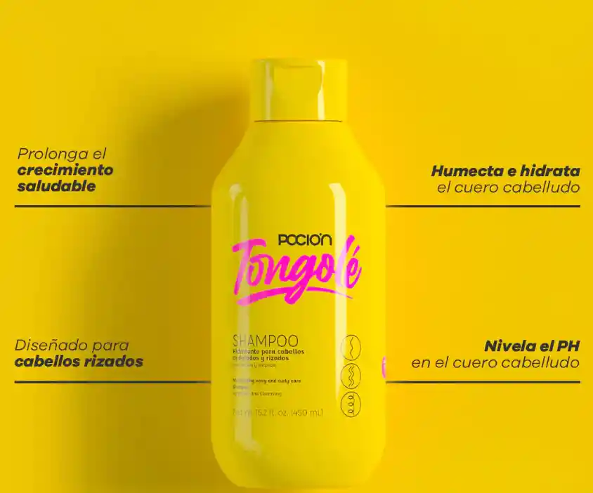 Shampoo Para Rizos Tongolé 450 Ml