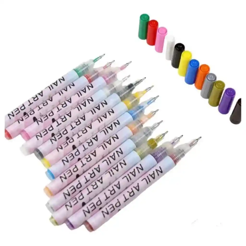 Boligrafo 3d Decoración Uñas Nail Art Abstracta