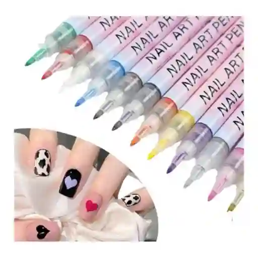Boligrafo 3d Decoración Uñas Nail Art Abstracta