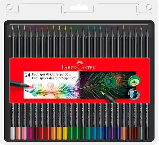 Lapices De Colores Supersoft X 24und Faber-castell