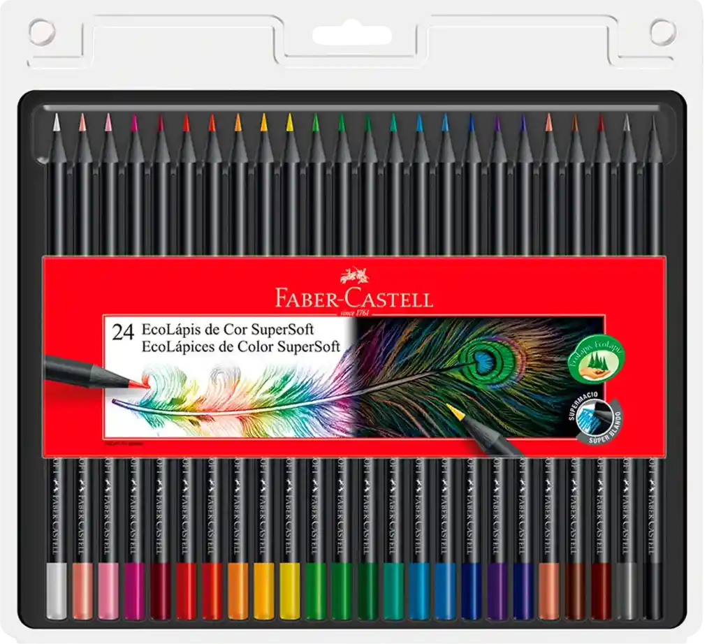 Lapices De Colores Supersoft X 24und Faber-castell