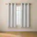 Cortina Blackout 100% Casatua 2 Paños 107x160cm - Gris