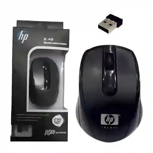 Mouse Óptico Hp 2,4g Ajustable 4 Botones Nuevo Color Azul