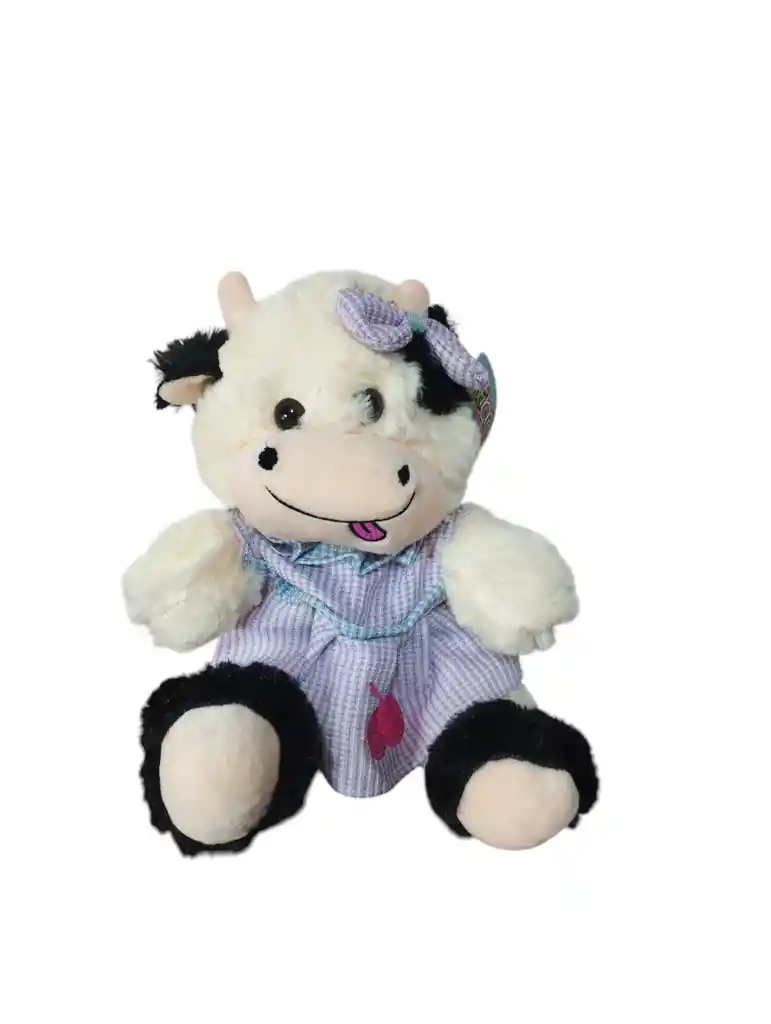 Peluche De Vaquita Con Vestido