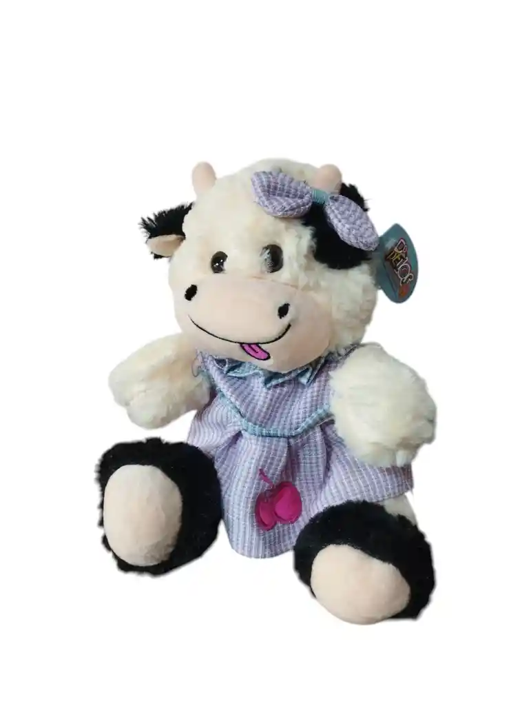 Peluche De Vaquita Con Vestido