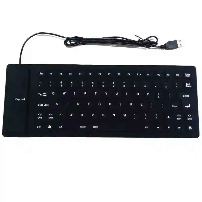 Teclado Flexible Impermeable Para Pc O Tablet