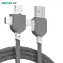 Cable De Carga Multi Entrada, 3 Puntas Xs-020 De 1.2 M