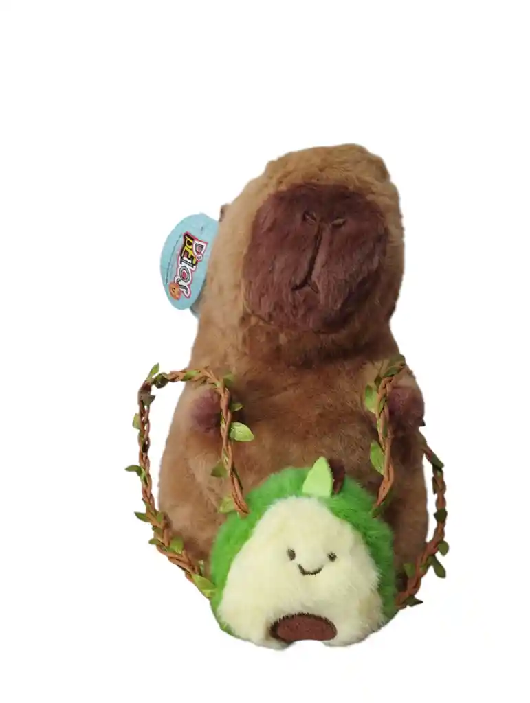 Peluche De Capibara Con Bolsito