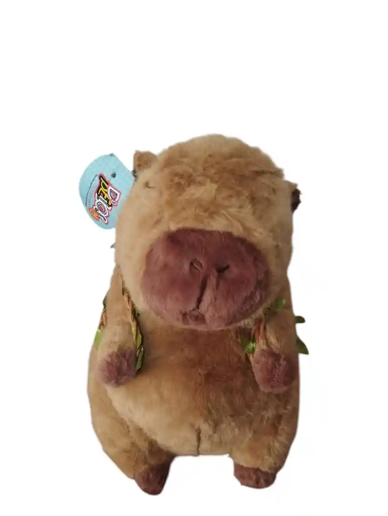 Peluche De Capibara Con Bolsito