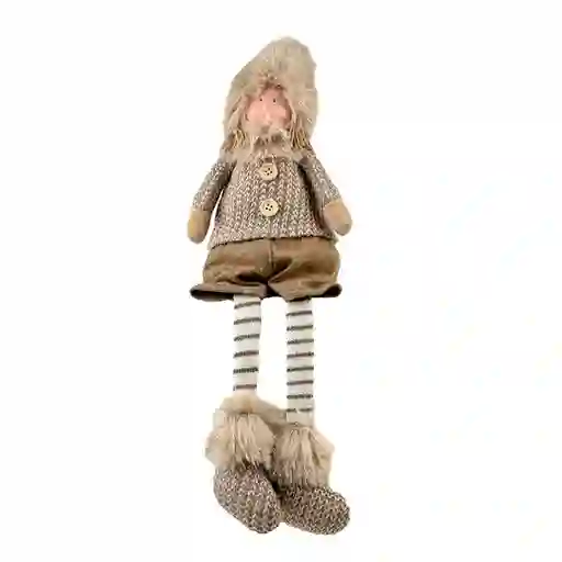 Muneco Santini Nino 10x60cm Cafe Poliester