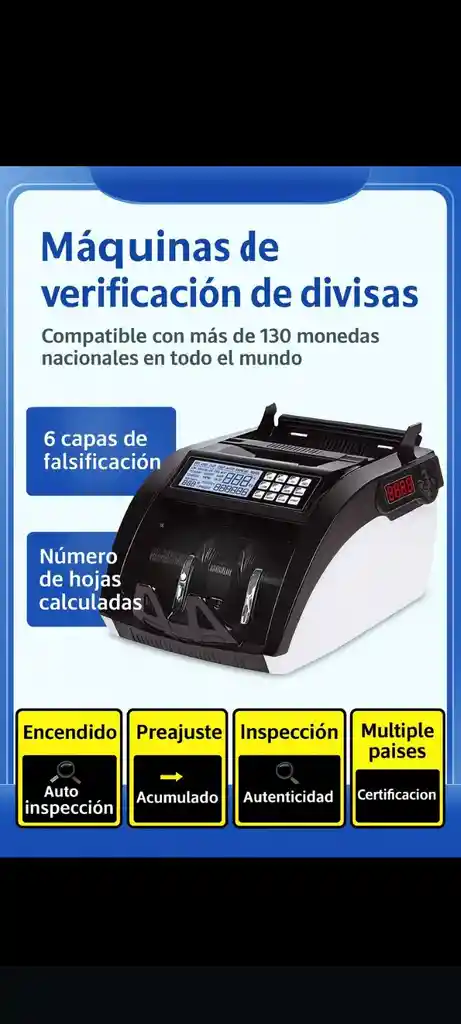 Contador De Billetes Profesional
